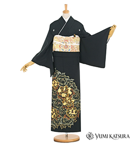 桂由美 黒留袖 No.CA-1169-Mサイズ
