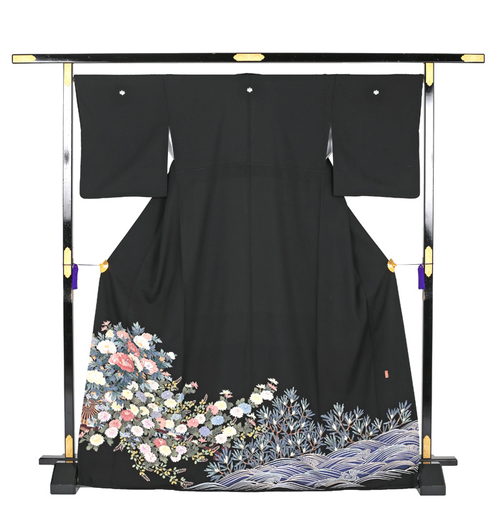 手描友禅 黒留袖 No.CA-1192-Mサイズの通販｜きもの365