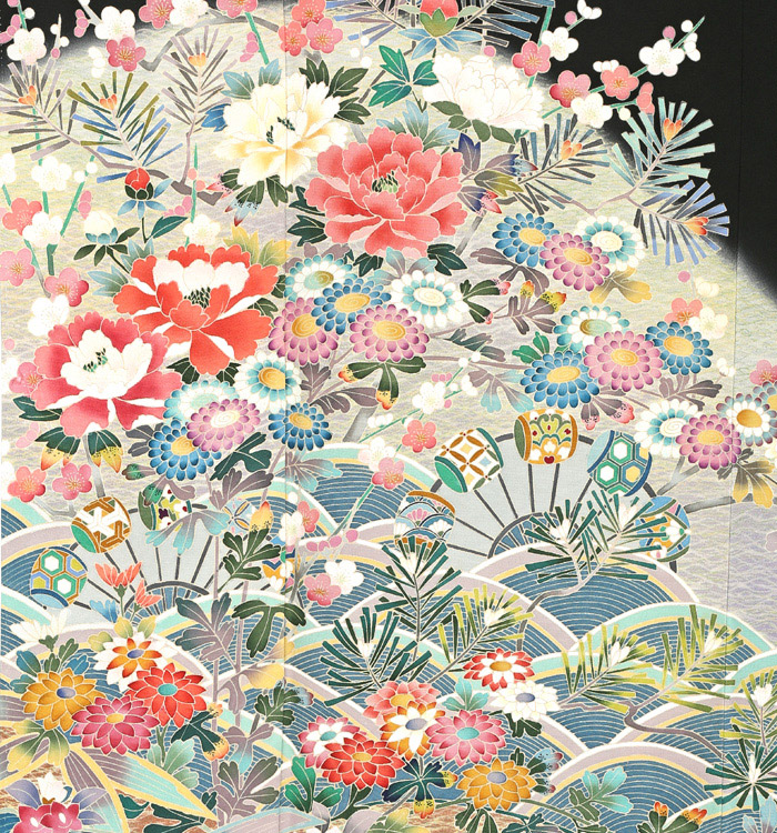 手描友禅 黒留袖 No.CA-1195-Mサイズ_05