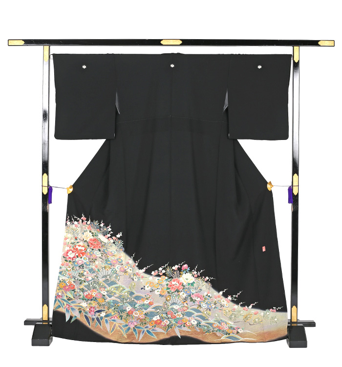 手描友禅 黒留袖 No.CA-1195-Mサイズ_03