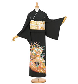 黒留袖 No.CA-1218-ワイド-MOサイズ