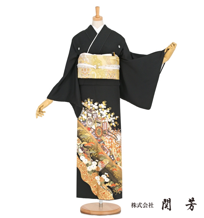 関芳 黒留袖 No.CA-1240-Mサイズ