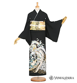 桂由美 黒留袖 No.CA-1252-Mサイズ