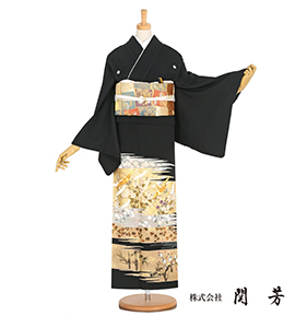 関芳 黒留袖 No.CA-1256-Mサイズ
