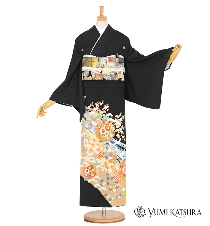 桂由美 黒留袖 No.CA-1259-Mサイズ