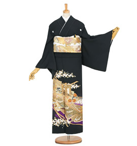 桂由美 黒留袖 No.CA-1310-Lサイズ
