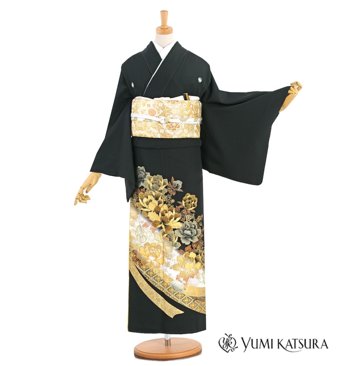 桂由美 黒留袖 No.CA-1319-Mサイズのレンタル｜きもの365