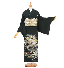 和田光正 黒留袖 No.CA-1324-Mサイズ