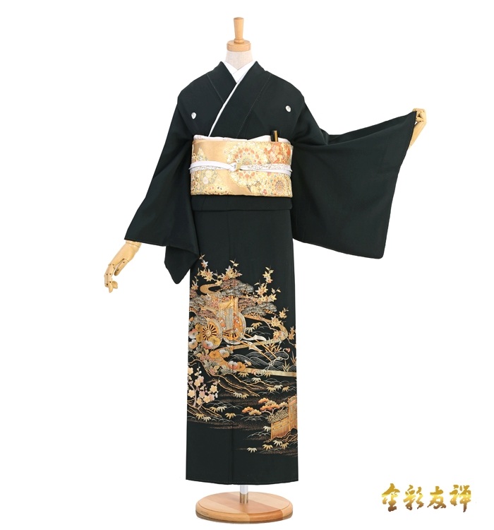 和田光正 黒留袖 No.CA-1340-Mサイズ