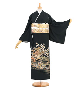 和田光正 黒留袖 No.CA-1356-Mサイズ