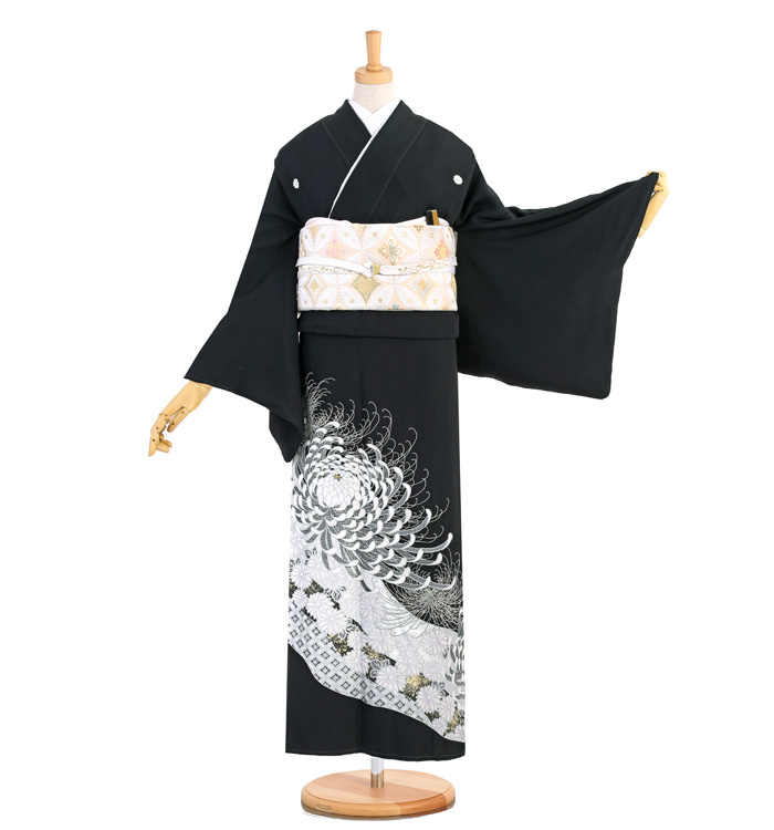桂由美 黒留袖 No.CA-1359-Mサイズ