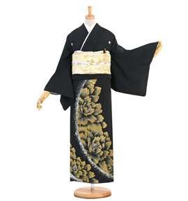 桂由美 黒留袖 No.CA-1363-Mサイズ