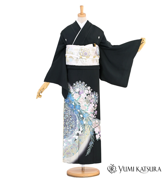 桂由美 黒留袖 No.CA-1364-Mサイズのレンタル｜きもの365