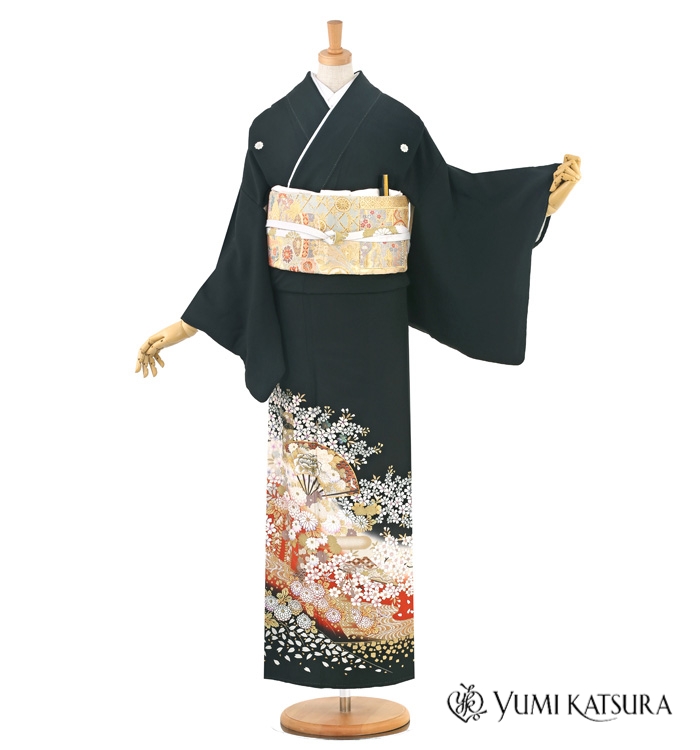 桂由美 黒留袖 No.CA-1405-Sサイズのレンタル｜きもの365
