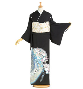 桂由美 黒留袖 No.CA-1408-Mサイズ