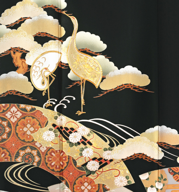 黒留袖 No.CA-1414-Mサイズのレンタル｜きもの365