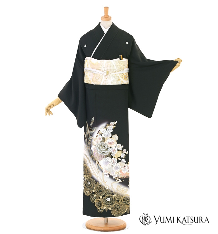 桂由美 黒留袖 No.CA-1417-Mサイズ