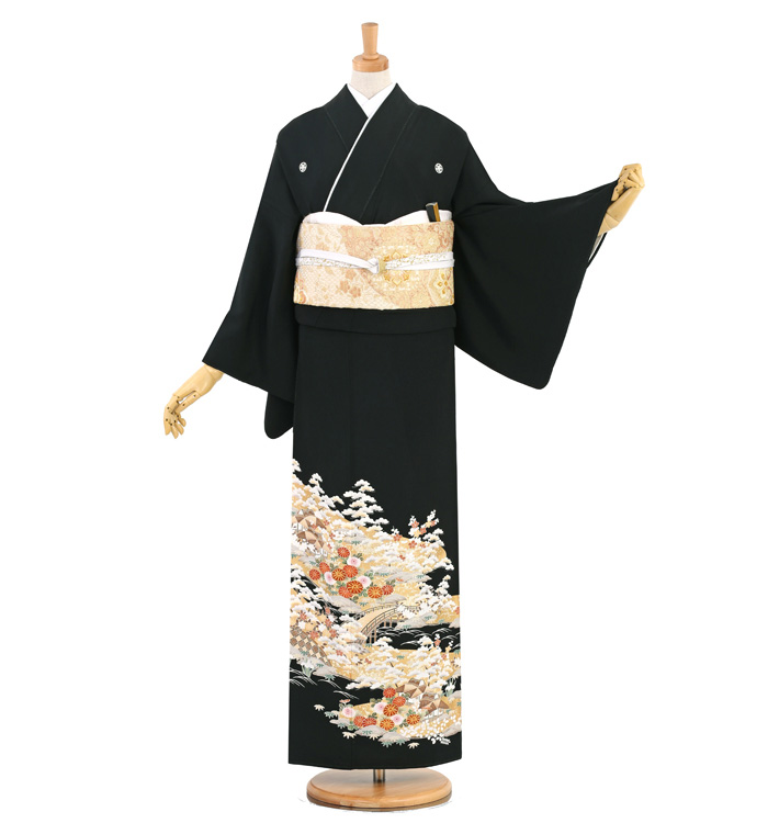 黒留袖 No.CA-1479-Mサイズのレンタル｜きもの365