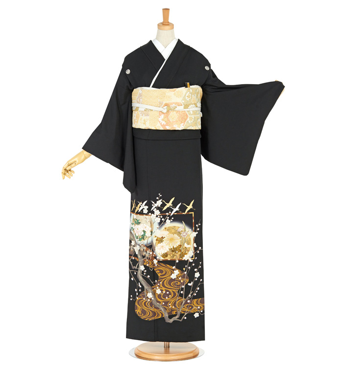 黒留袖 No.CA-1496-Mサイズのレンタル｜きもの365