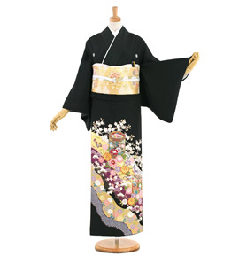 桂由美 黒留袖 No.CA-1502-Mサイズ