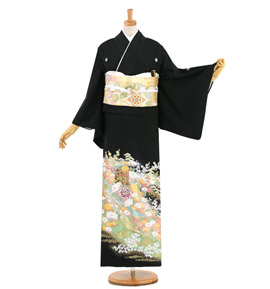 関芳 黒留袖 No.CA-1503-Mサイズ