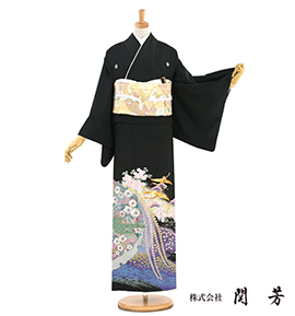 関芳 黒留袖 No.CA-1506-Mサイズ