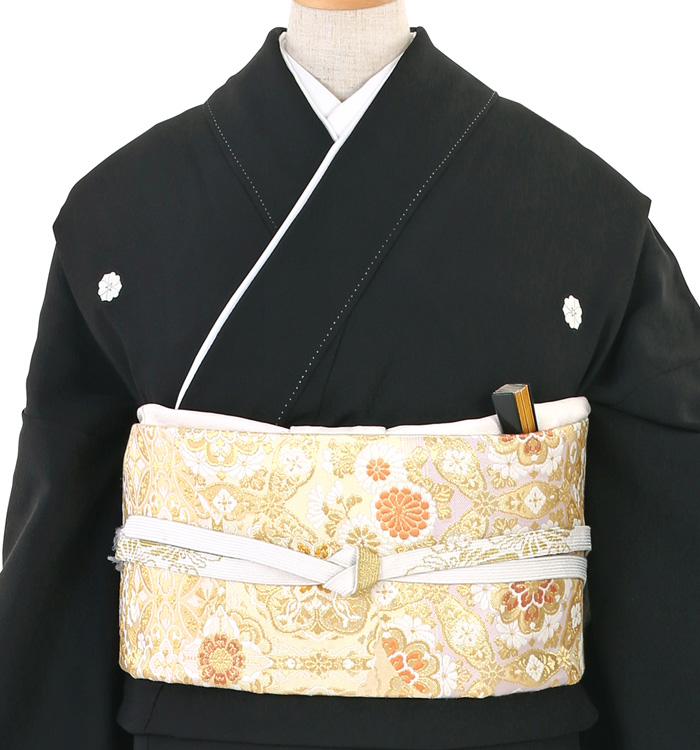 桂由美 黒留袖（専用襦袢付）No.CA-1512-ワイド-LOサイズのレンタル
