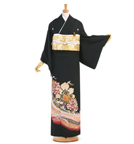 黒留袖 No.CA-1573-ワイド-MOサイズ