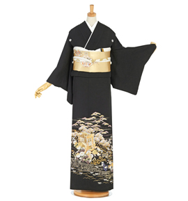 和田光正 黒留袖 No.CA-1594-Mサイズ
