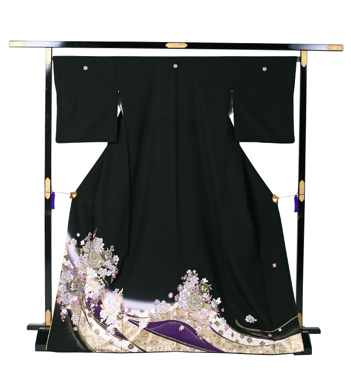 桂由美 黒留袖 No.CA-1595-Mサイズのレンタル｜きもの365