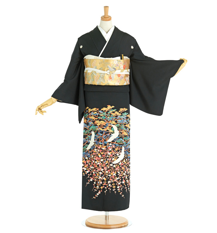 友禅 黒留袖 No.CA-1618-Sサイズのレンタル｜きもの365