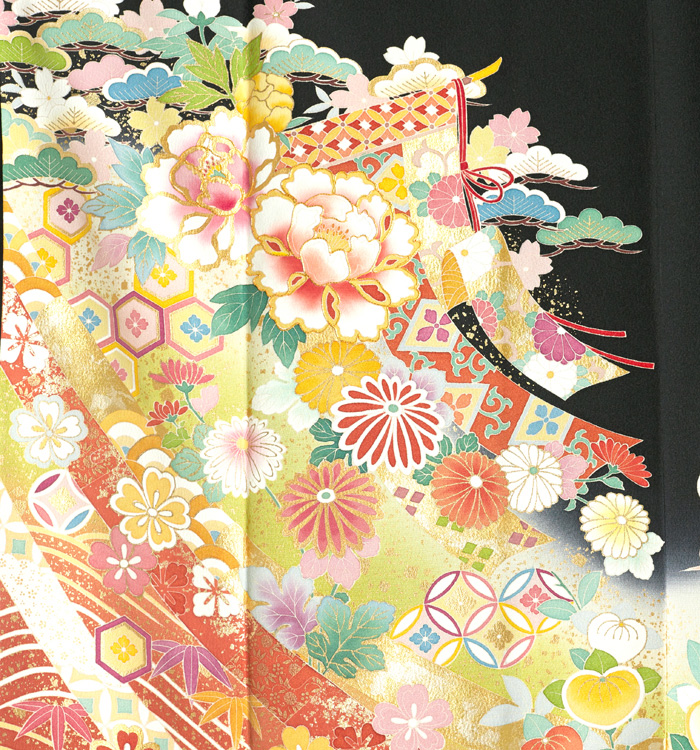 京友禅 黒留袖 No.CA-1696-Lサイズのレンタル｜きもの365