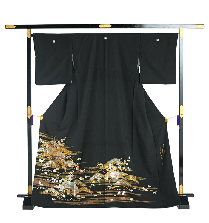 和田光正 黒留袖 No.CA-1714-Mサイズ_03