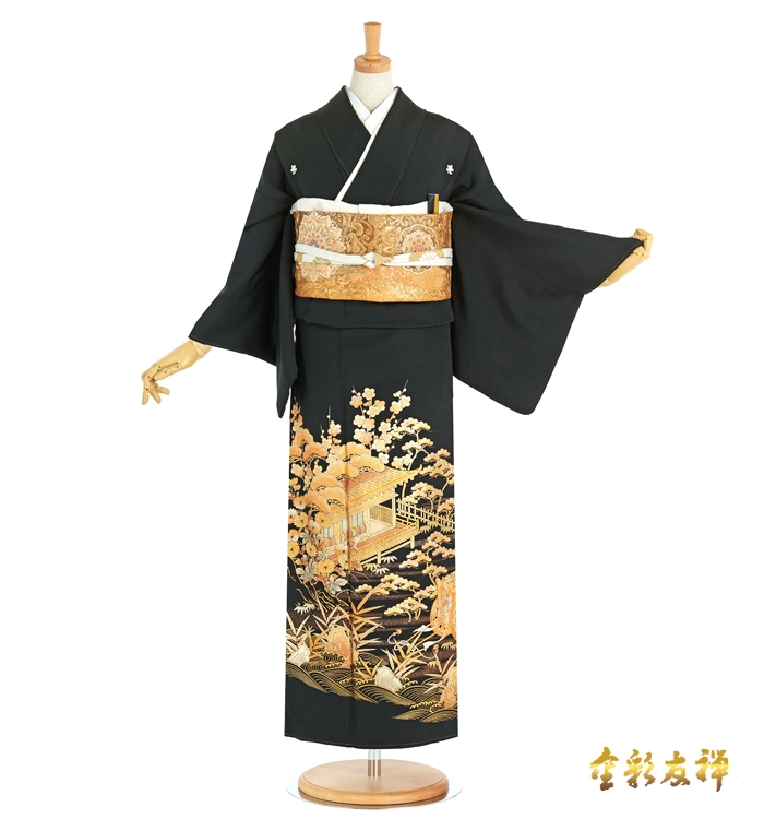 和田光正 黒留袖 No.CA-1716-Sサイズのレンタル｜きもの365