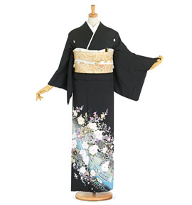 桂由美 黒留袖 No.CA-1720-Mサイズ