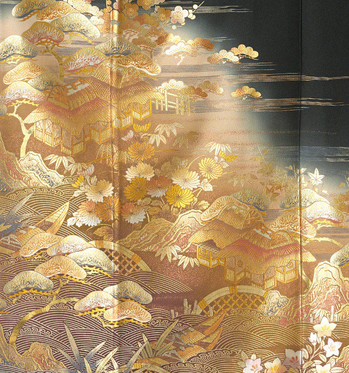 和田光正 黒留袖 No.CA-1736-Mサイズ_05