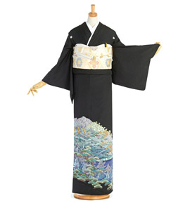 蘇州刺繍 黒留袖 No.CA-1780-Mサイズ
