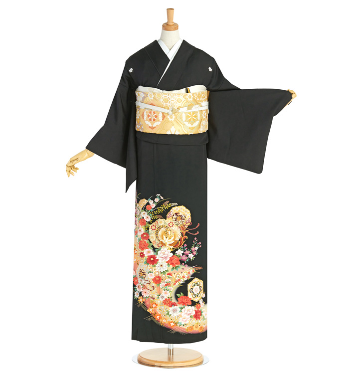 黒留袖 No.CA-1788-ワイド-MOサイズ