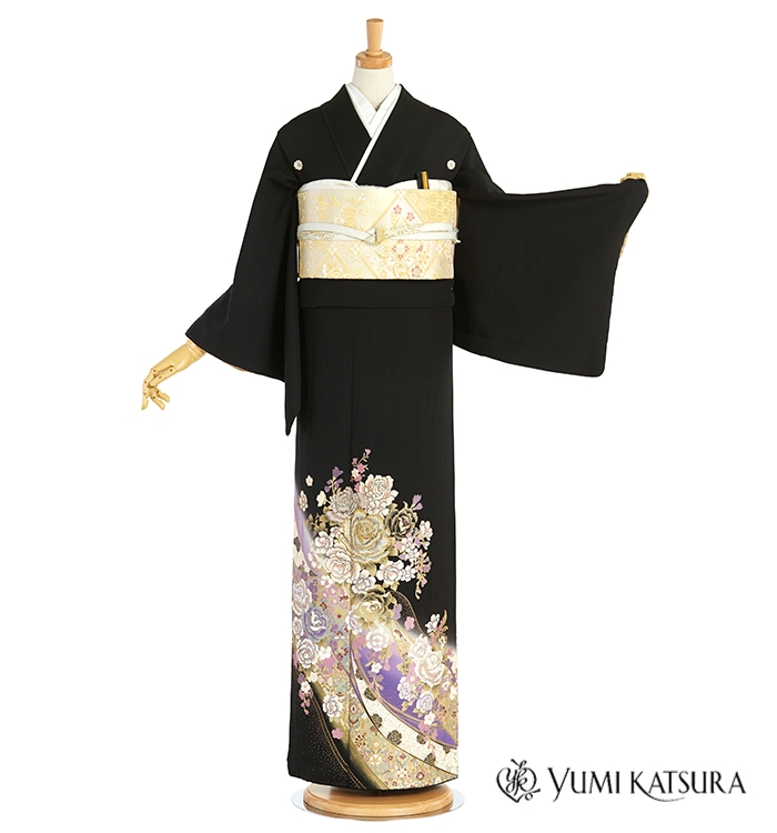 桂由美 黒留袖 No.CA-1797-Lサイズのレンタル｜きもの365