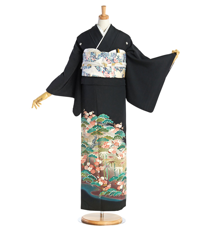 黒留袖 No.CA-1806-Mサイズの通販|きもの365 黒留袖 No.CA-1806-Mサイズの通販|きもの365