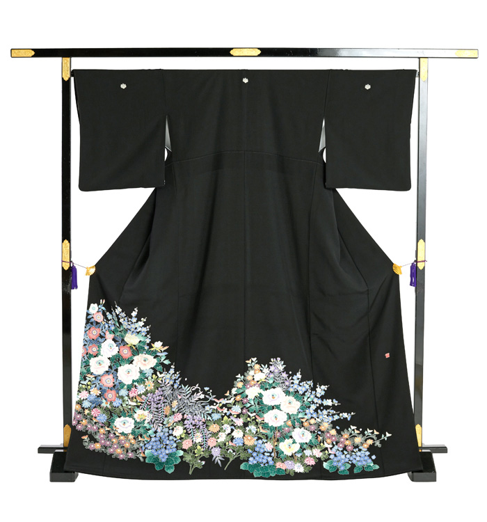 本加賀友禅 黒留袖 No.CA-1855-Mサイズのレンタル｜きもの365