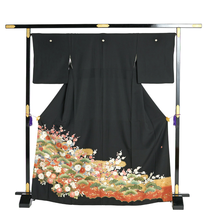 黒留袖 No.CA-1858-Mサイズのレンタル｜きもの365