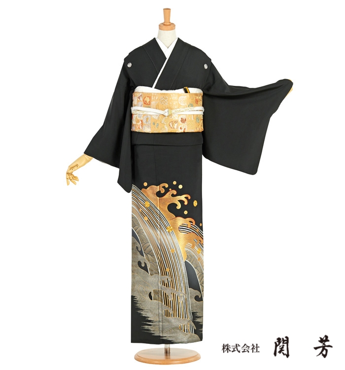 関芳 黒留袖 No.CA-1861-Mサイズ