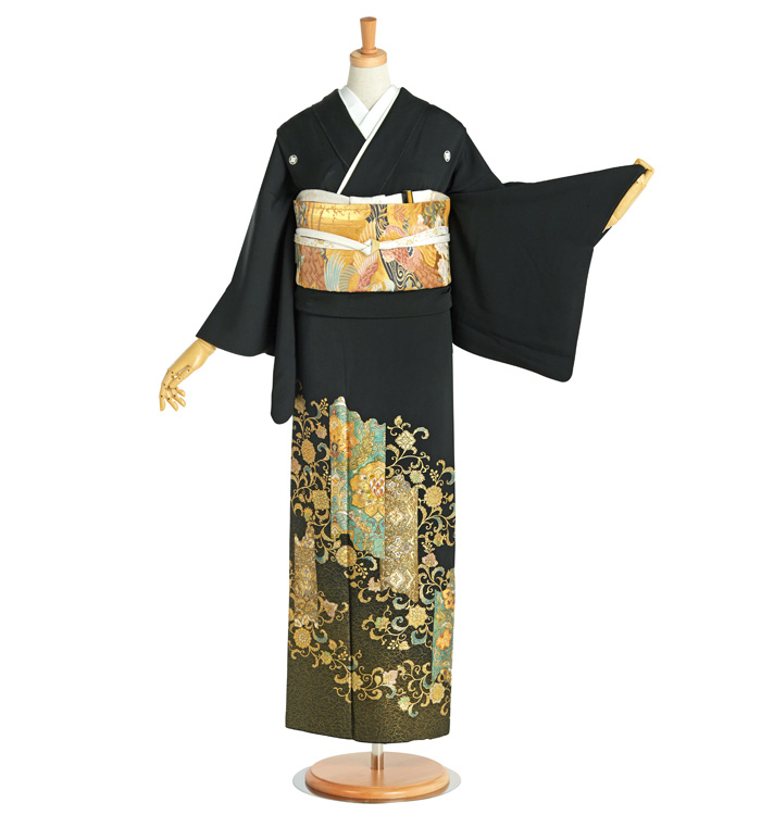 黒留袖 No.CA-1866-Mサイズのレンタル｜きもの365