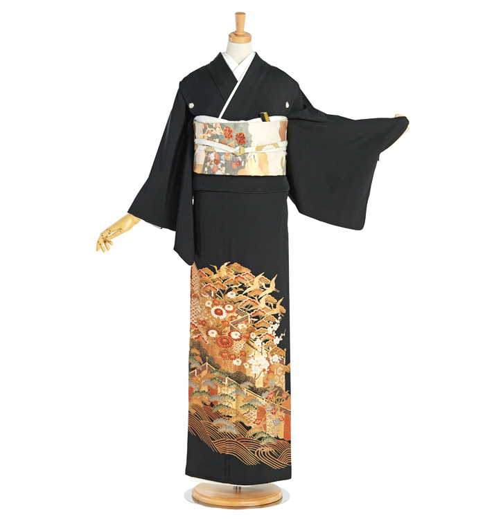 黒留袖 No.CA-1867-Mサイズのレンタル｜きもの365