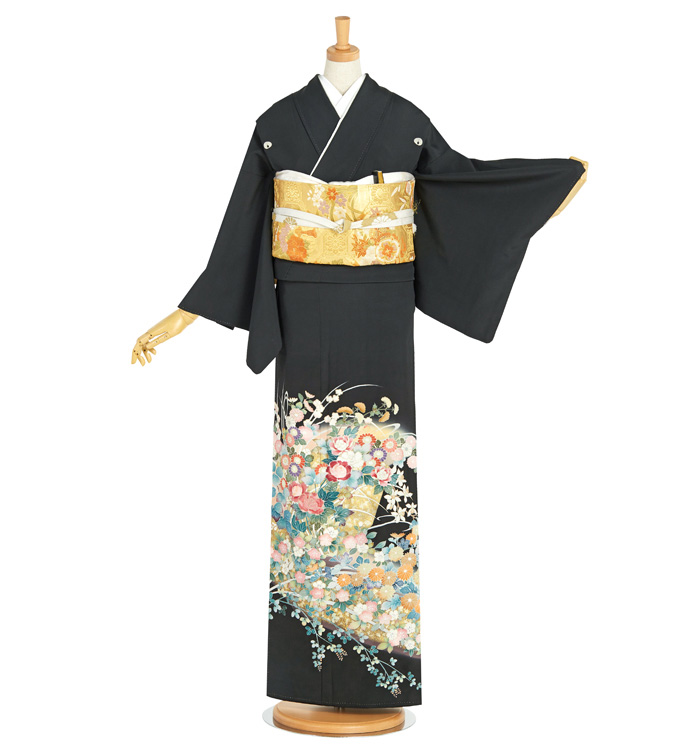 黒留袖 No.CA-1887-Mサイズのレンタル｜きもの365