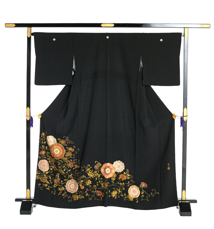 金彩 黒留袖 No.CA-1914-Sサイズのレンタル｜きもの365