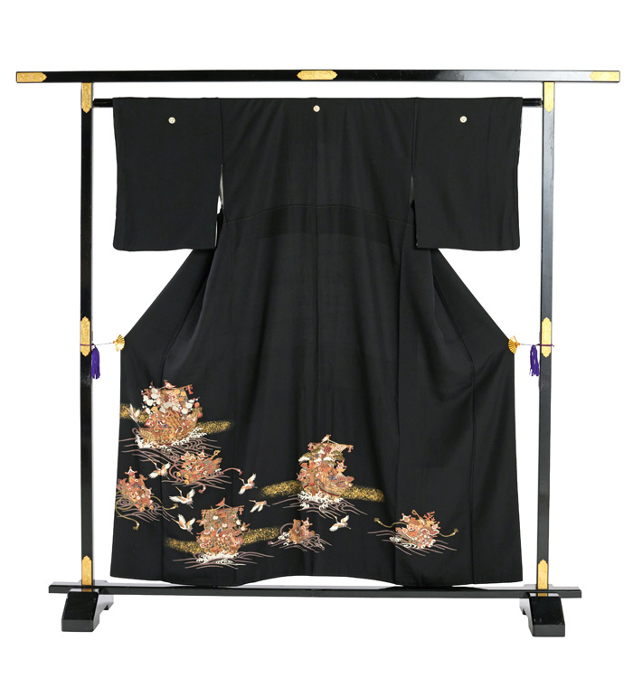H286☆送料込み❣️ 黒留袖 着物 4枚 まとめ売り❣️ お急ぎ便】黒留袖 No.CA-1928-Sサイズのレンタル｜きもの365