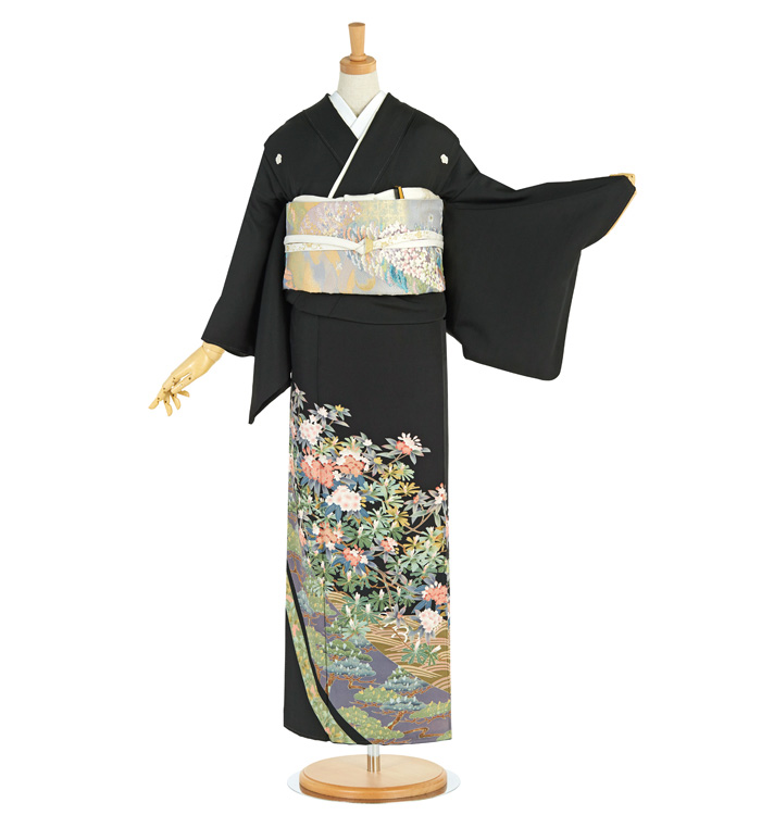 892　専用です　正絹　友禅黒留袖　単品 友禅 黒留袖 No.CA-1953-Sサイズの通販｜きもの365