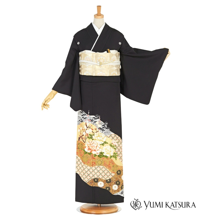 桂由美 黒留袖 No.CA-1991-Mサイズ